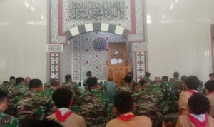 katanya saat menjadi Khatib Sholat Jumat di Masjid Jenderal Sudirman Makorem 081/DSJ, Jl. Pahlawan No. 50 Kota Madiun, Jumat (5/5/2023).