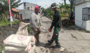 Anggota Satgas TMMD Reguler ke-116 tahun 2023 Kodim 0735/Surakarta berasal dari berbagai satuan yang ada di wilayah Kodam IV/Diponegoro