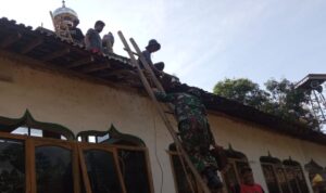 Masjid Al-Barokah, yang berada di Dusun Pengkol RT 01/02, Desa Tukulrejo, Kecamatan Giriwoyo, Selasa(4/7/2023).