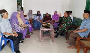 Koramil 22/Slogohimo Kodim 0728/Wonogiri menerima kunjungan anggota PWRI Kecamatan Slogohimo, yang dipimpin oleh Ketua PWRI Kecamatan Slogohimo, Kompol (Purn) Untung, Jumat (7/7/2023).