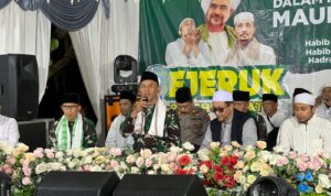 Gema sholawatan yang digelar di Mushola Al Barokah, Dusun Sejeruk, Desa Kauman, Kecamatan Kauman, Kabupaten Ponorogo. Selasa, (24/10/2023) malam