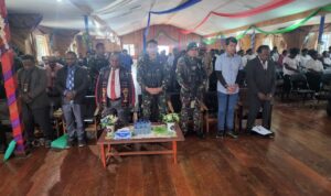 Pembukaan Konferensi V GKII (Gereja Kemah Injil Indonesia) Klasis Ilaga Timur yang berlangsung di Gome, Papua