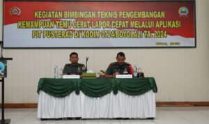 Upgrade Kemampuan, Prajurit Jajaran Kodim Boyolali Terima Bimbingan Teknis TCLC