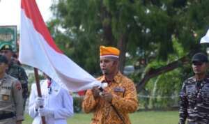 Drama Kolosal Ala Satgas Yonif 122/TS Pada Peringatan Hari Lahir Pancasila di Papua