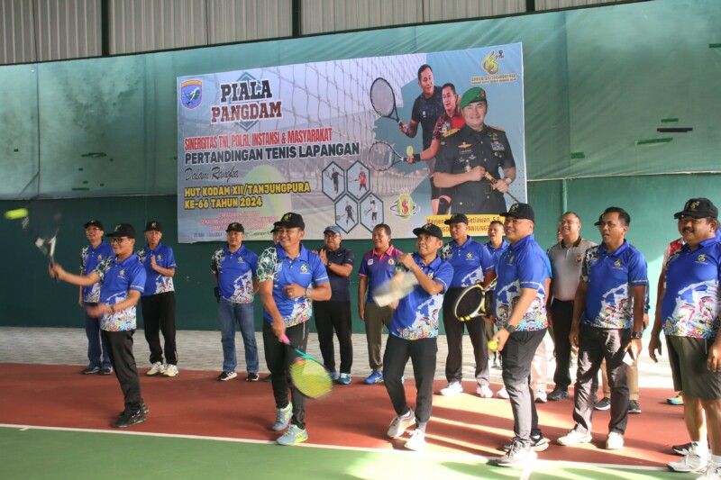 Buka Kejuaraan Tenis, Pangdam XII/Tpr: Tidak Ada Yang Tidak Mungkin!
