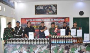 Satgas Yonarmed 11 Kostrad Datangi Bea Cukai Nunukan, Ada Apa?