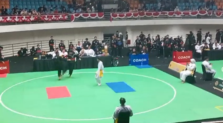 Turun di Kelas 75-78 Kg Kejurnas Pencak Silat, Mifzal Alghasi Persembahkan Emas Perdana untuk Kontingen Kodam V/Brawijaya