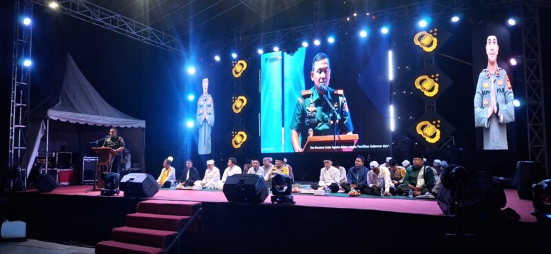 Jelang Pelaksanaan Pilkada Serentak 2024, Dandim 0906/Kkr Hadiri Doa Bersama Lintas Agama