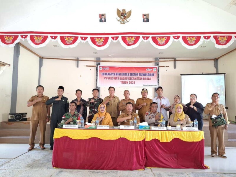 Hadiri Lokakarya Mini Lintas Sektor Puskesmas Badau, Satgas Yonzipur 5/ABW: Pertemuan Yang Lebih Fokus!