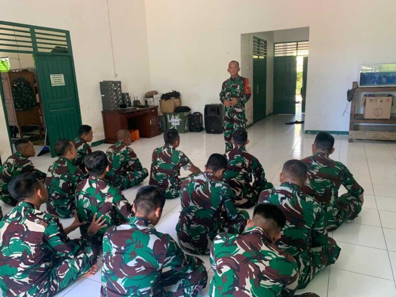 Satgas Yonzipur 5/ABW Gelar Penyuluhan Hukum, Ternyata Ini Tujuannya