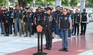 Jalin Kebersamaan dan Hormati Jasa Pahlawan, Kodam Brawijaya dan Komunitas Harley Davidson Ziarah Ke TMP