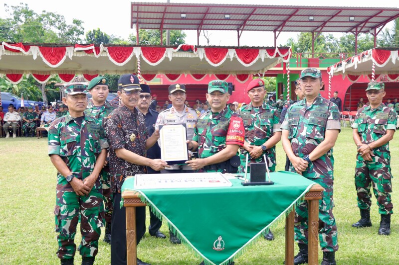 Dandim 0726/Sukoharjo Resmi Tutup TMMD Sengkuyung Tahap IV di Desa Tambakboyo