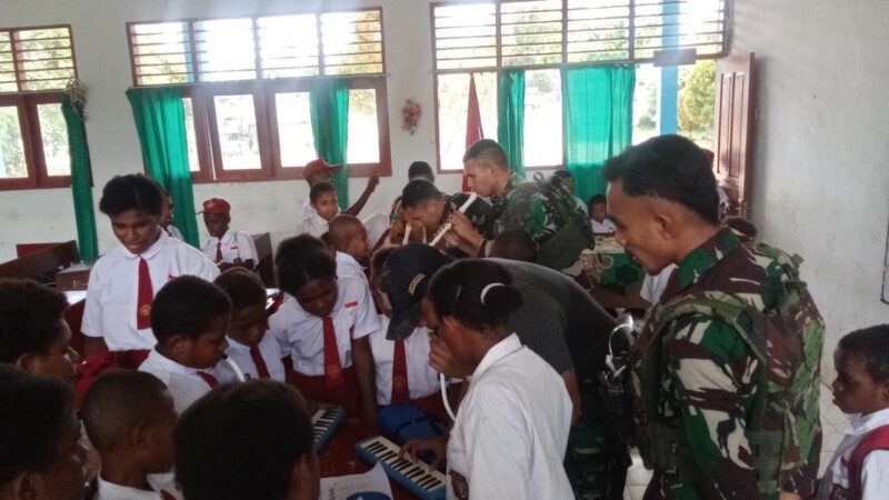 Generasi Muda Susumuk Nampak Bersemangat Latihan Musik Bersama HABEMA