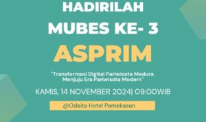 Mubes Ke-3 ASPRIM di Pamekasan Madura, Vicky: Penyegaran Organisasi dan Soliditas Kolaboratif Anggota!