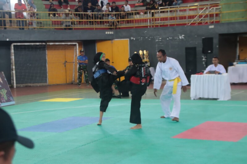 Peringati Hari Juang TNI AD, Kodim 0809/Kediri Gelar Kejuaraan Pencak Silat Piala Dandim Cup II