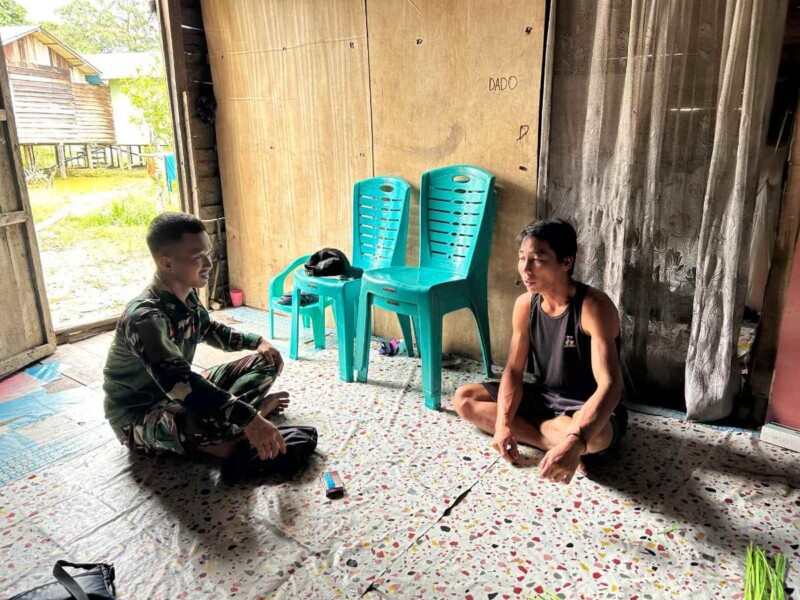 Komsos Satgas Yonzipur 5/ABW: Wujudkan Sinergi Kebersamaan