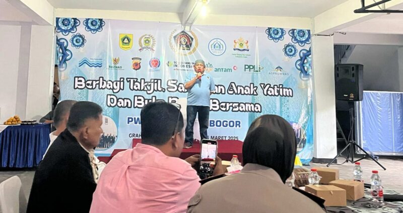 Plt Ketua PWI Jabar Hadiri Buka Puasa Bersama dan Santunan Anak Yatim di PWI Kabupaten Bogor