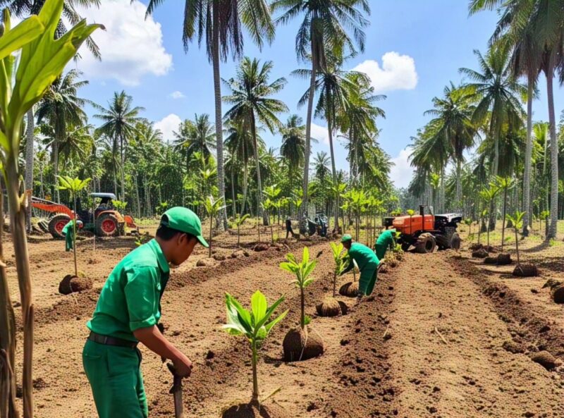 RAKESA Tanam 1 Juta Pohon di Situbondo, Awali Mimpi Besar Jadi Pusat Industri Kelapa Dunia