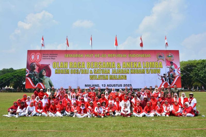 Gelora Kemerdekaan, Korem 083/Bdj Bersama Rakyat Bersatu Dalam Semangat Merah Putih