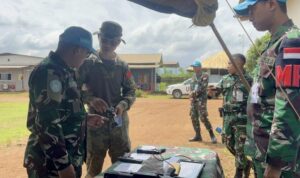 Uji Kesiapan Operasional, Satgas Kompi Zeni TNI Konga XX-V MONUSCO Tegaskan Profesionalisme di Kongo