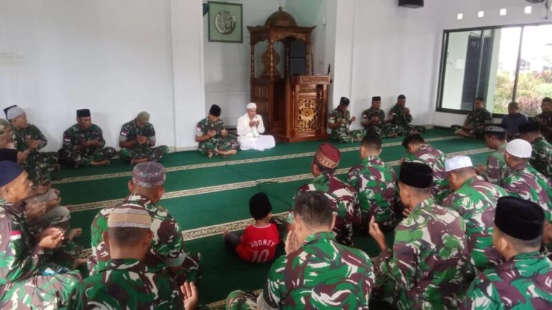 Kodim 1208/Sambas Gelar Doa Bersama Sambut Hari Juang TNI AD ke-80 Tahun 2025