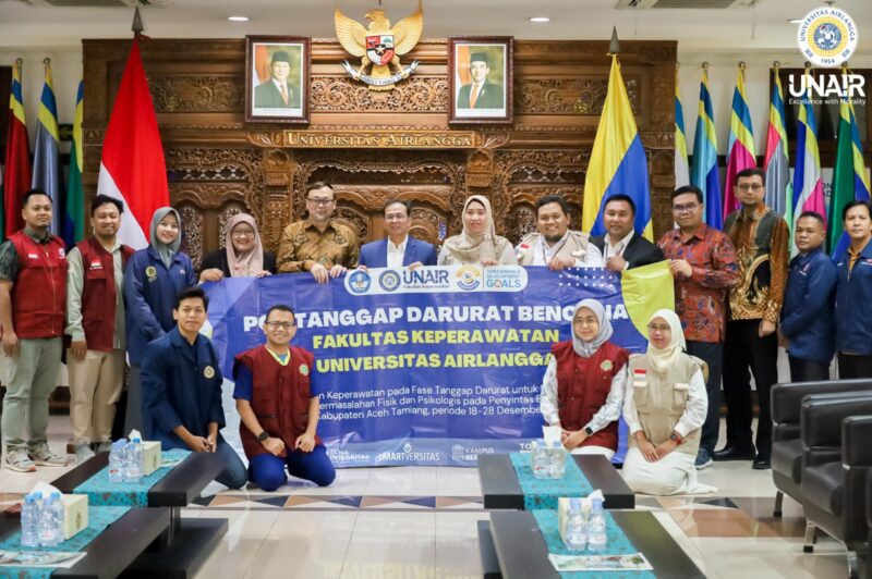 Lagi, UNAIR Kirim Tim Relawan Keperawatan ke Aceh Tamiang