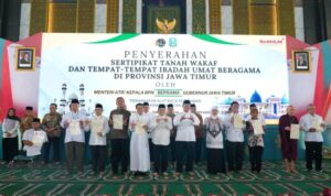 Dari Masjid Al-Akbar Negara Turun Tangan, 2.532 Sertipikat Wakaf Diserahkan untuk Menutup Celah Konflik