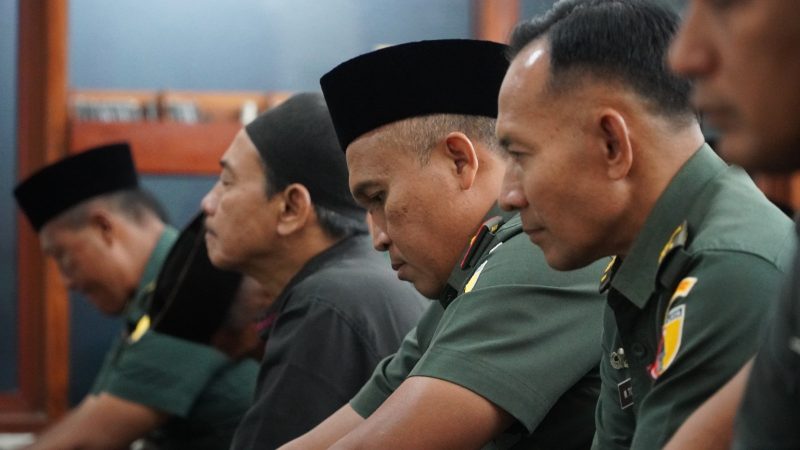 Peringatan Isra Mikraj, Korem 081/DSJ Perkuat Iman dan Semangat Pengabdian