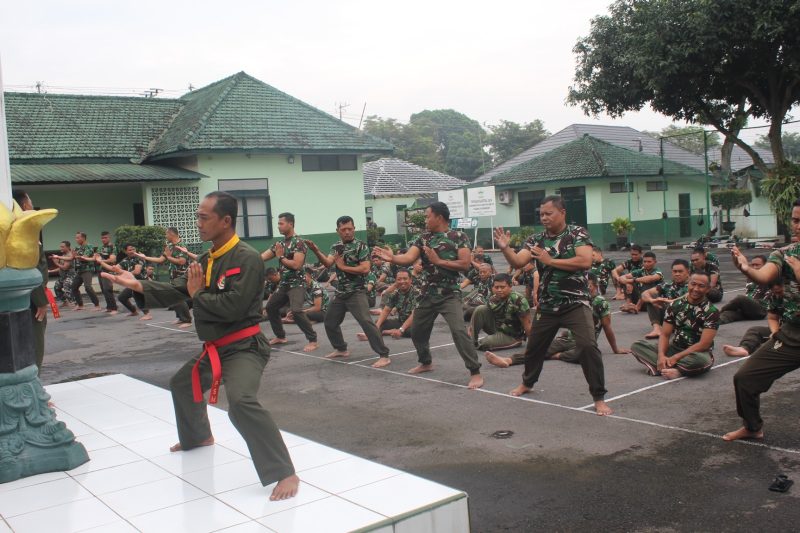 Melalui Pencak Silat Militer, Prajurit Kodim Boyolali Asah Fisik dan Mental