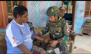 Langkah Prajurit TNI di Kampung Bori, Menjaga Kesehatan dari Pintu ke Pintu