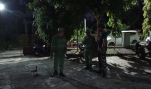 Koramil Teras dan Warga Gelar Patroli Siskamling di Randusari