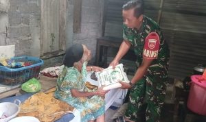 Ramadhan Jadi Momentum, Babinsa Boyolali Berbagi dan Jaga Keamanan