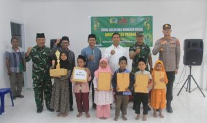 Semarak Ramadan, Kodim 0806/Trenggalek Gelar Lomba Adzan dan Baca Al Quran untuk Anak