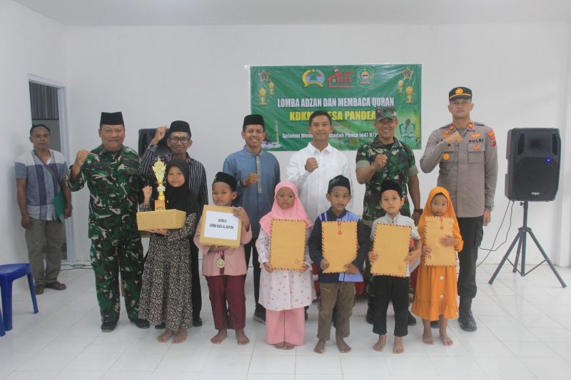 Semarak Ramadan, Kodim 0806/Trenggalek Gelar Lomba Adzan dan Baca Al Quran untuk Anak
