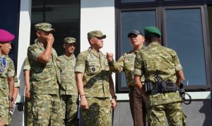 Pangdam V/Brawijaya Kawal Menhan RI Cek Tempur Yonif TP 836/Brahma Yodha, Pastikan Satuan Siap Digelar Kapan Pun