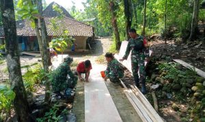Jembatan Garuda di Boyolali Dikebut, Sinergi TNI-Warga Kian Menguat