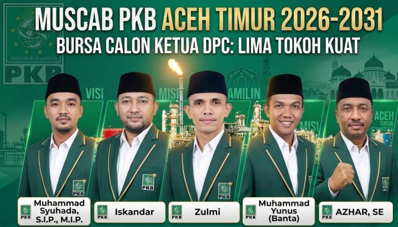 Jelang Muscab PKB Aceh Timur, Bursa Ketua DPC Menghangat