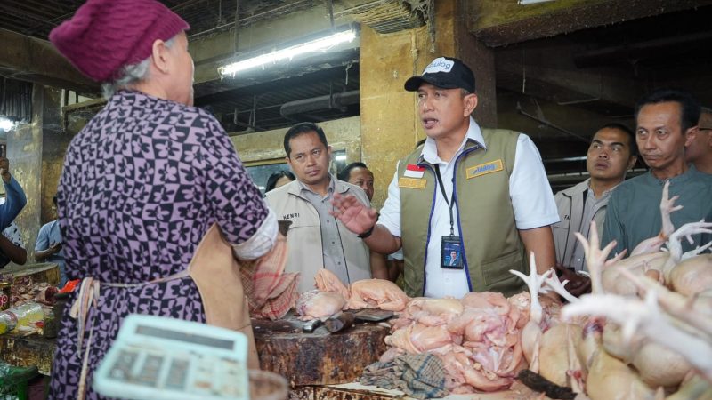 Dirut Bulog Pantau Harga Sembako, Ternyata Begini Harga Beras, Telur dan Daging Sapi di Pasar Wonokromo