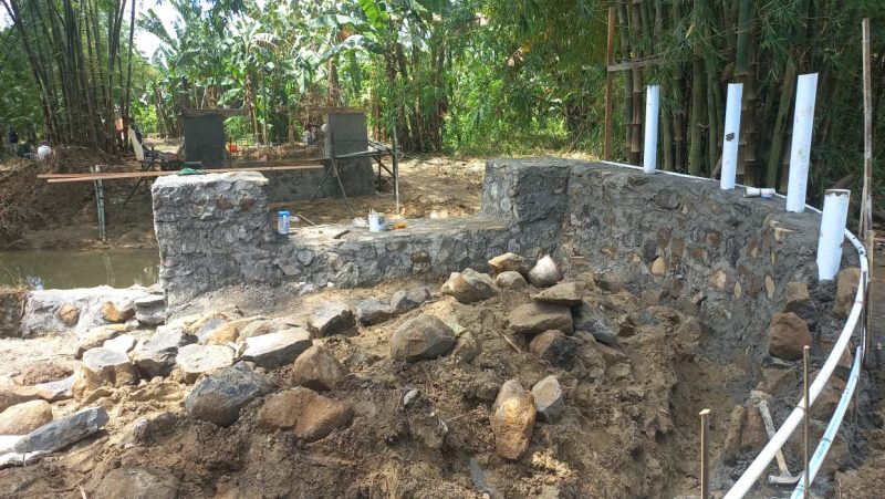 Dikebut, Fondasi Jembatan Garuda di Sambeng Mulai Terbentuk