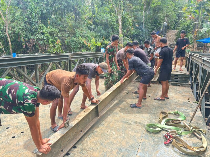 Jembatan Bawoni Hampir Rampung, Akses Dua Kabupaten di Nias Segera Tersambung