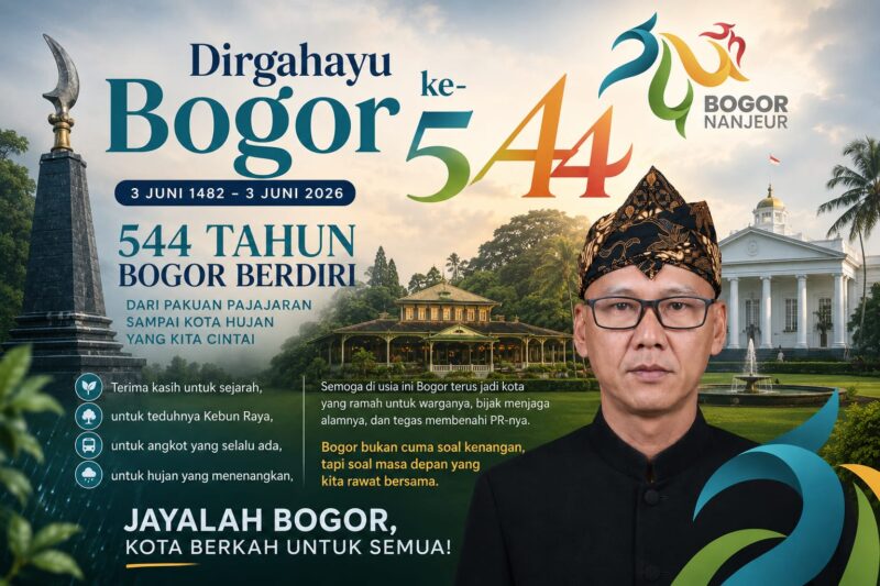 HUT Ke-544 Kota Bogor, Pemerhati Lingkungan Soroti Tantangan Kemacetan hingga Sampah