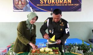 HUT Ke-80 Pomad, Denpom Madiun Tegaskan Komitmen Jaga Disiplin dan Integritas