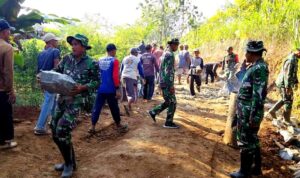 Danrem Untoro: Pembangunan Jembatan Garuda Tunjukkan Kuatnya Kemanunggalan TNI dan Rakyat!