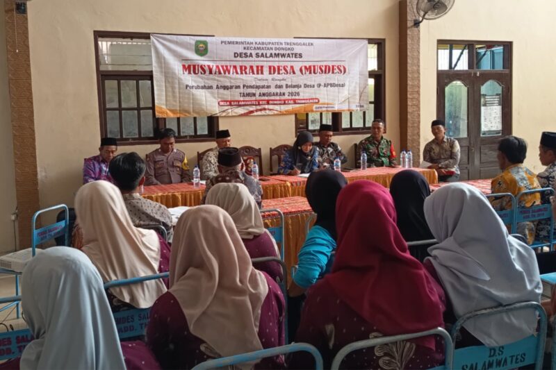 Sinergis! TNI-Polri Kawal Musdes Perubahan APBDes Salamwates 2026